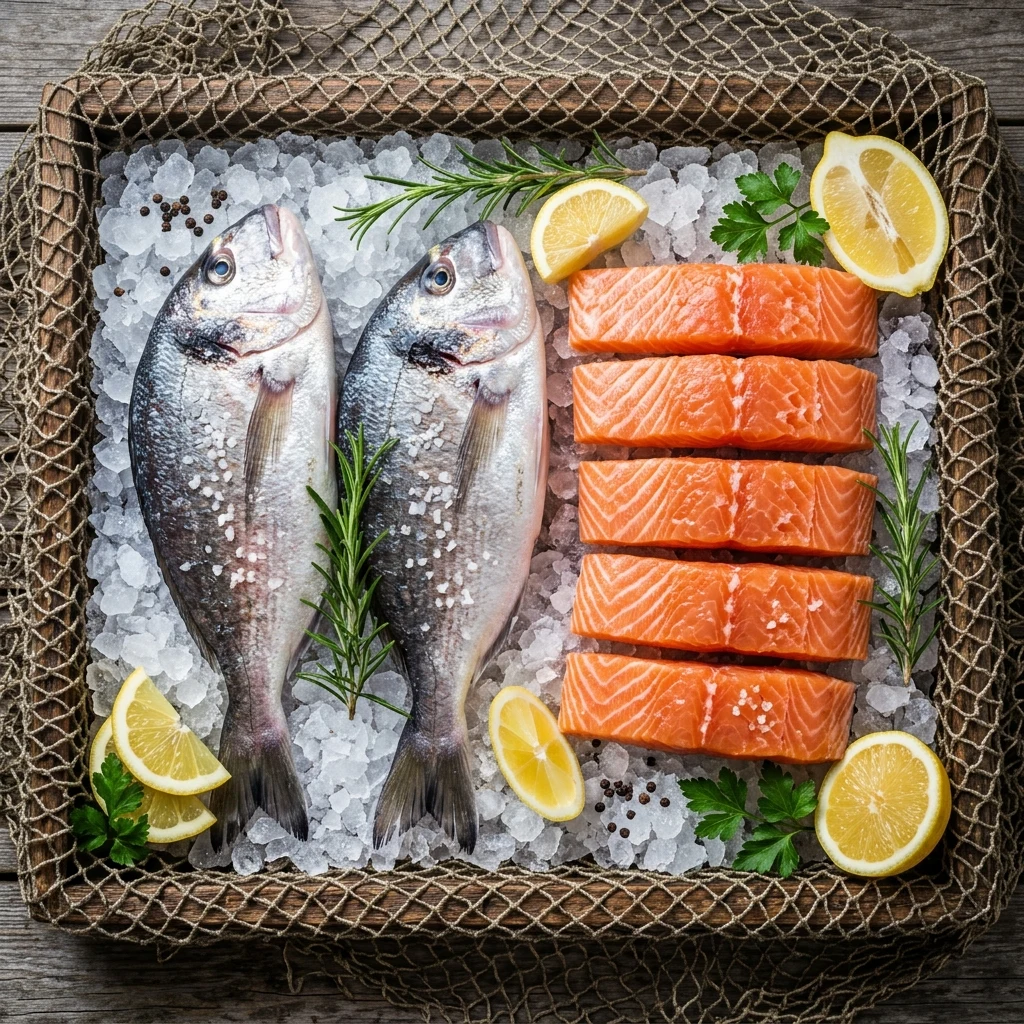 Grilled Dorado with Baby Potatoes