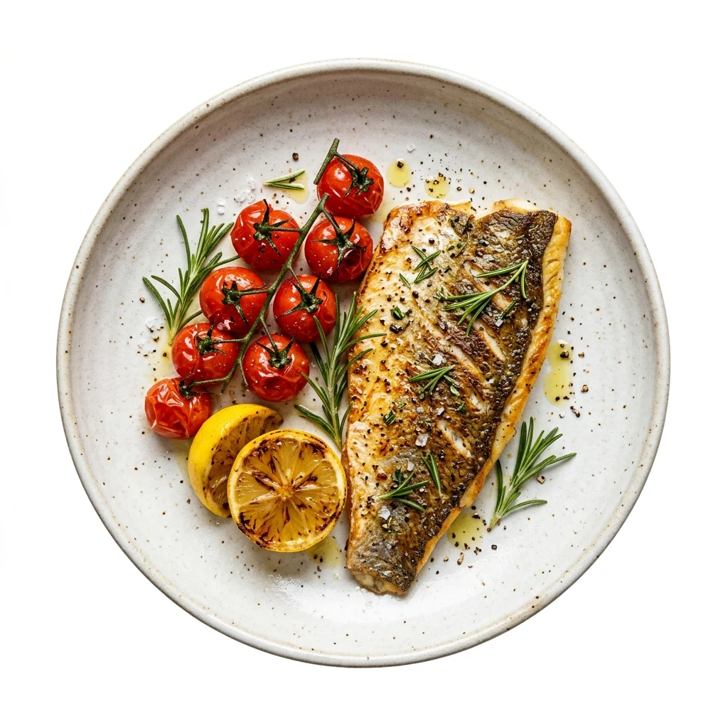 Pan-Seared Arctic Salmon Steak