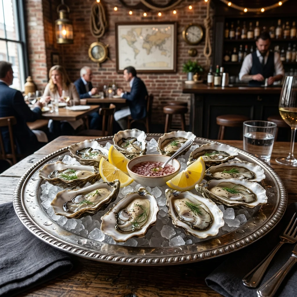 Fresh Oysters Platter (8 pcs)